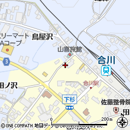 秋田県北秋田市新田目大野42周辺の地図