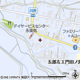 佐藤石油株式会社　合川給油所周辺の地図