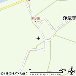 岩手県二戸市浄法寺町駒ケ嶺54周辺の地図