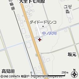 秋田県鹿角市八幡平坂元周辺の地図