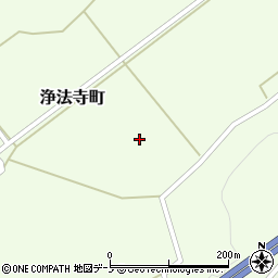 岩手県二戸市浄法寺町前谷地周辺の地図