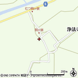 岩手県二戸市浄法寺町駒ケ嶺52周辺の地図