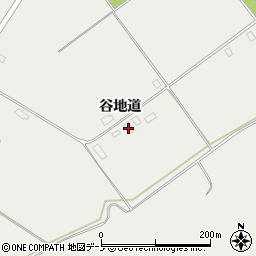 秋田県北秋田市下杉谷地道194周辺の地図