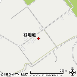 秋田県北秋田市下杉谷地道195周辺の地図