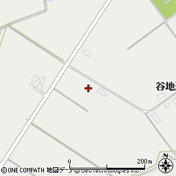 秋田県北秋田市下杉谷地道43周辺の地図