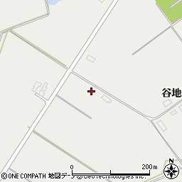 秋田県北秋田市下杉谷地道38周辺の地図