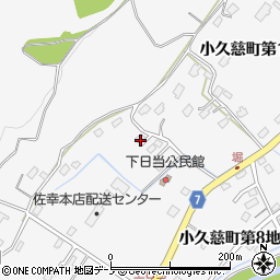 岩手県久慈市小久慈町第１３地割16-1周辺の地図
