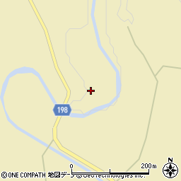 秋田県北秋田市七日市品類囲ノ内7周辺の地図