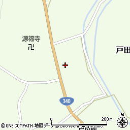 九戸村役場　老人福祉センター周辺の地図