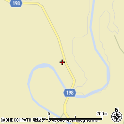 秋田県北秋田市七日市品類囲ノ内25周辺の地図