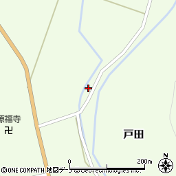 岩手県九戸村（九戸郡）戸田（第１２地割）周辺の地図