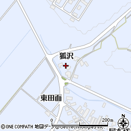 秋田県北秋田市川井狐沢31周辺の地図