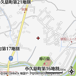 岩手県久慈市小久慈町（第２２地割）周辺の地図