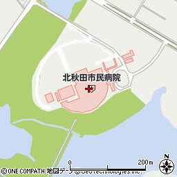 ローソンＳ北秋田市民病院店周辺の地図