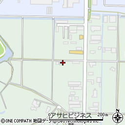 秋田県能代市浅内赤沼周辺の地図