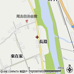 秋田県鹿角市尾去沢東在家94周辺の地図