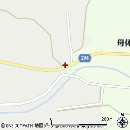 秋田県能代市檜山高瀬堀周辺の地図