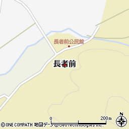 岩手県八幡平市長者前周辺の地図