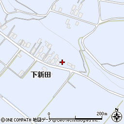 秋田県北秋田市八幡岱新田八幡岱61周辺の地図