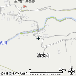 秋田県鹿角市八幡平清水向62周辺の地図