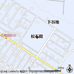 秋田県北秋田市川井松石殿周辺の地図