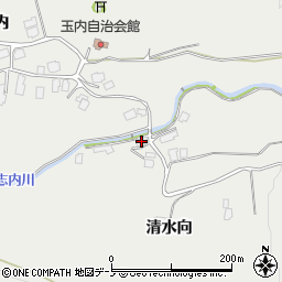 秋田県鹿角市八幡平清水向61周辺の地図