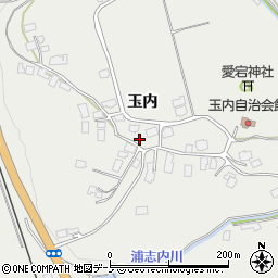 秋田県鹿角市八幡平玉内周辺の地図