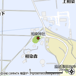 相染神社周辺の地図