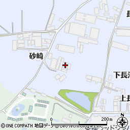 秋田県能代市河戸川砂崎17周辺の地図