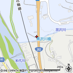 秋田県鹿角市花輪高井田78周辺の地図