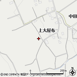 秋田県鹿角市尾去沢上大屋布40周辺の地図