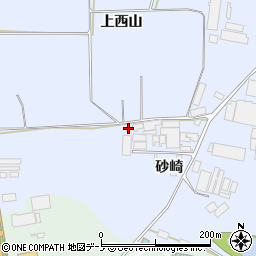 秋田県能代市河戸川砂崎34周辺の地図
