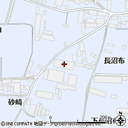 秋田県銘木センター周辺の地図