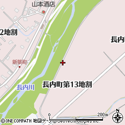 岩手県久慈市長内町第１３地割周辺の地図