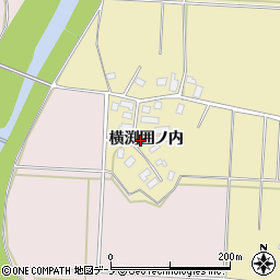秋田県北秋田市七日市横渕囲ノ内21周辺の地図