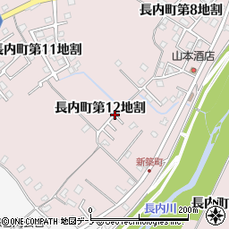 岩手県久慈市長内町第１２地割周辺の地図
