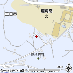 秋田県鹿角市花輪三日市29周辺の地図