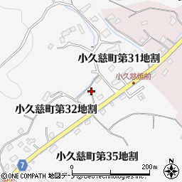 岩手県久慈市小久慈町第３１地割17周辺の地図