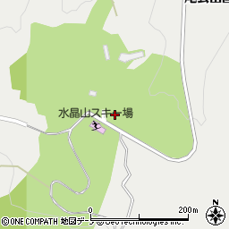 秋田県鹿角市尾去沢（尾去山国有林）周辺の地図