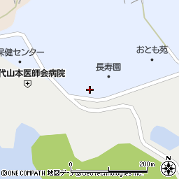 秋田県能代市腹鞁ノ沢19-1周辺の地図