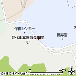 医師会病院前周辺の地図