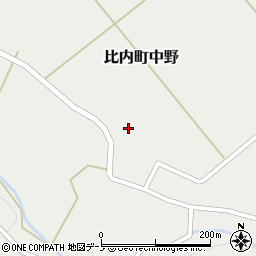秋田県大館市比内町中野中前田6周辺の地図