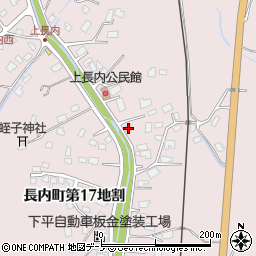 岩手県久慈市長内町第２０地割25周辺の地図