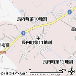 岩手県久慈市長内町第１１地割周辺の地図