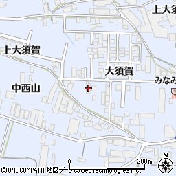 赤帽秋田県能代配送センター周辺の地図