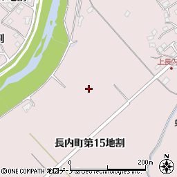 岩手県久慈市長内町第１５地割周辺の地図