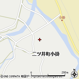 秋田県能代市二ツ井町小掛下悪戸周辺の地図