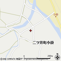 秋田県能代市二ツ井町小掛沢田77周辺の地図