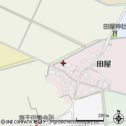 秋田県能代市田屋60周辺の地図