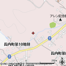 岩手県久慈市長内町第１０地割周辺の地図